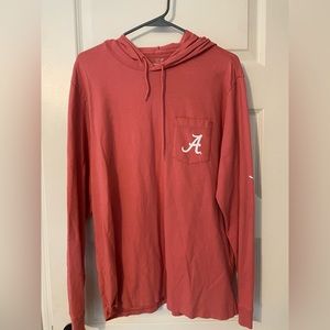 Alabama vineyard vines long sleeve shirt with hood